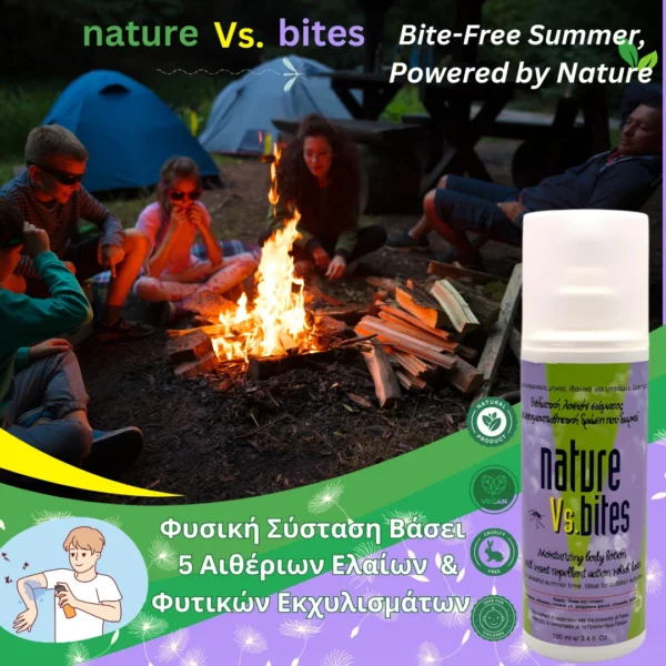 Nature vs Bites- Φυσικό Ανιτκουνουπικό Σπρέι Σώματος 100 ml